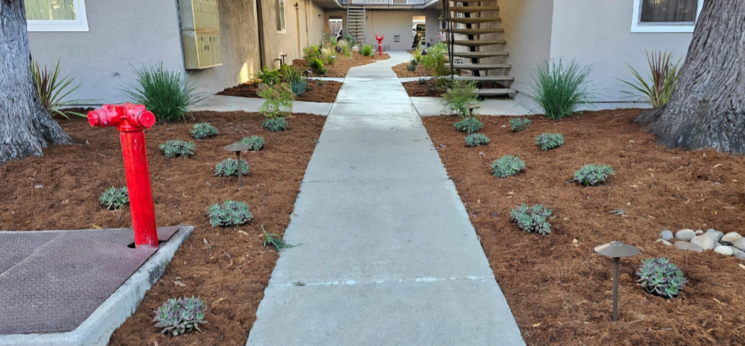 Mountain View Apartment Landscape Renovation | Commercial Landscape Design by Mountain Creations